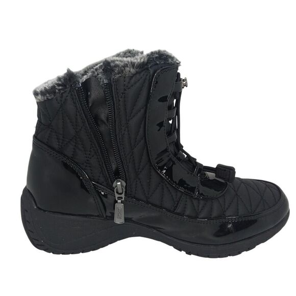 Khombu Womens NEW w/Box All Weather Waterproof, Cold Rated Black Boots - sz. 8W - Picture 2 of 7